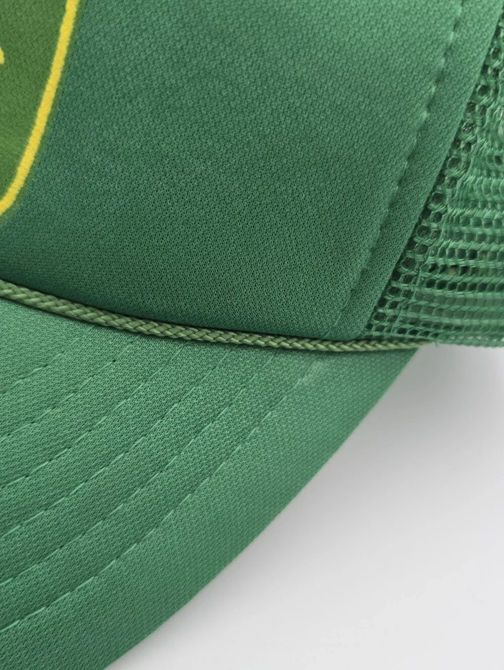 Vintage KC John Deere Green Mesh Snapback Trucker Hat